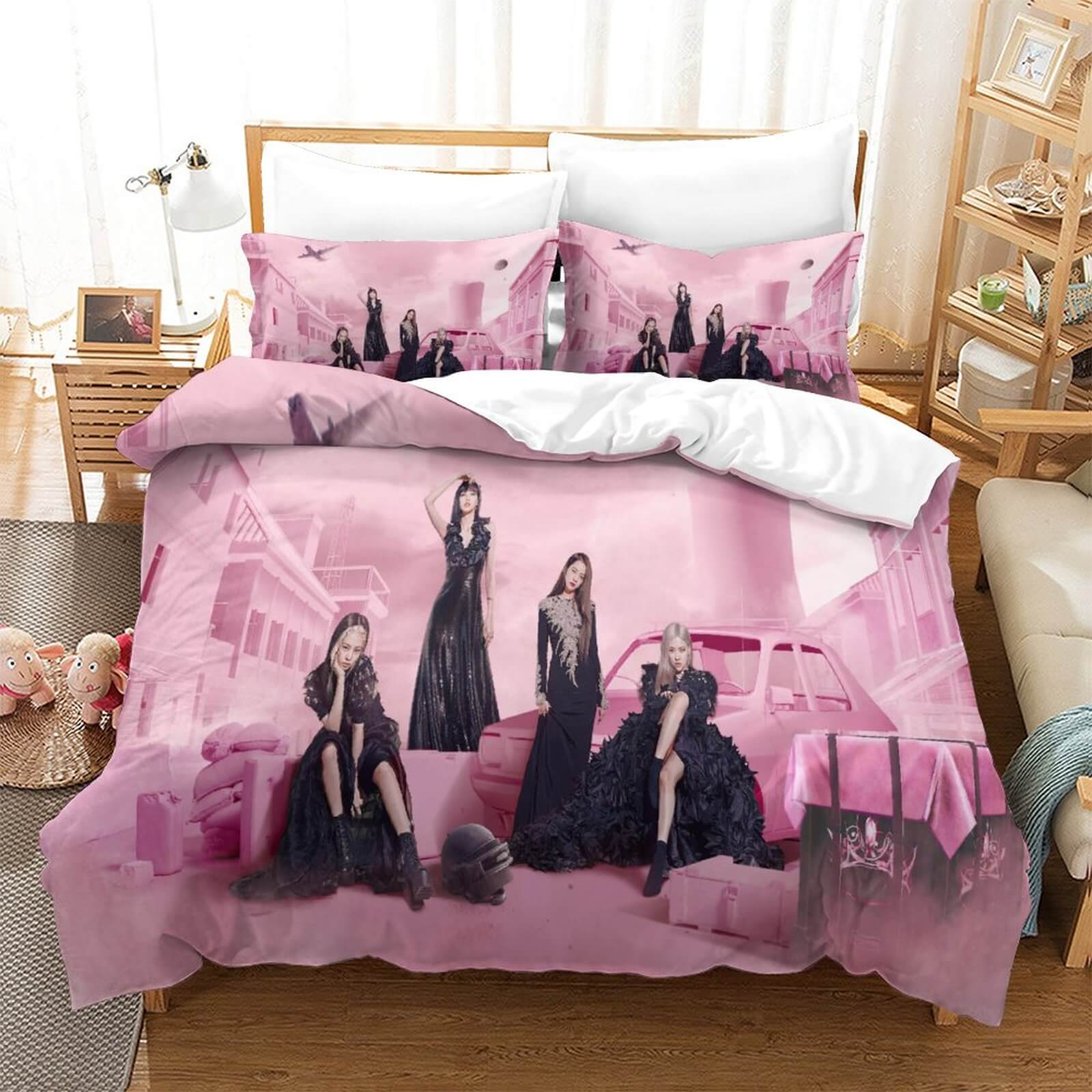 Blackpink Bedding Sets Pattern Quilt Cover Without Filler (Online Order Only)