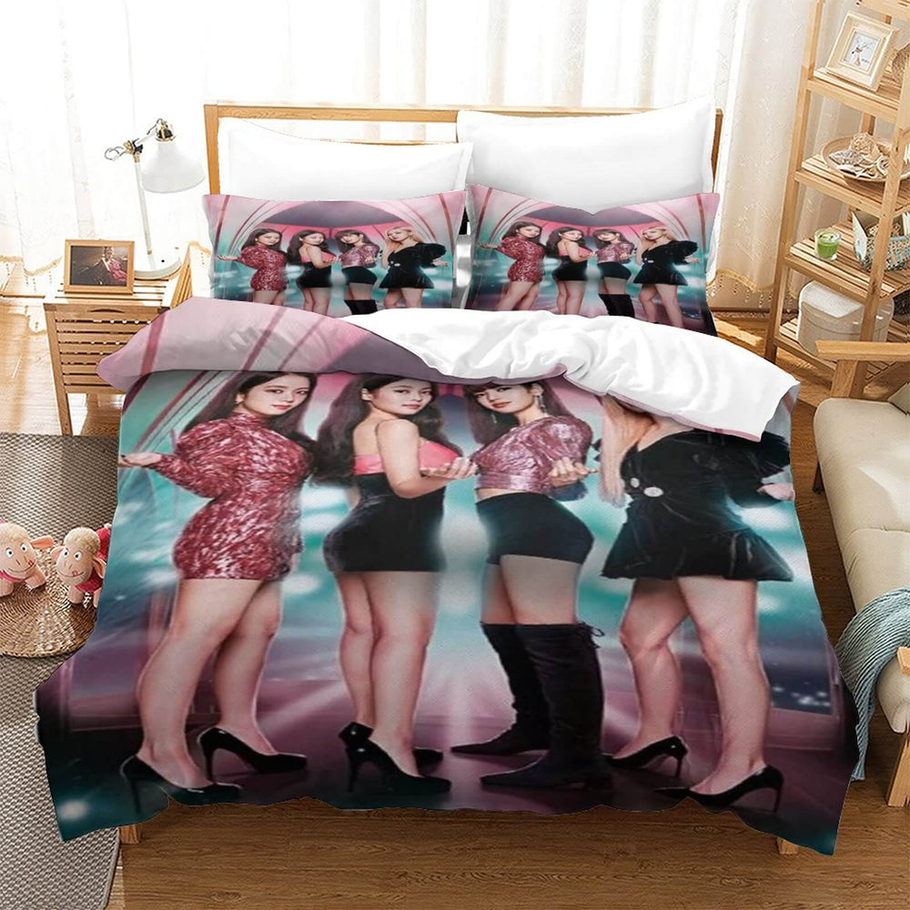 Blackpink Bedding Sets Pattern Quilt Cover Without Filler (Online Order Only)