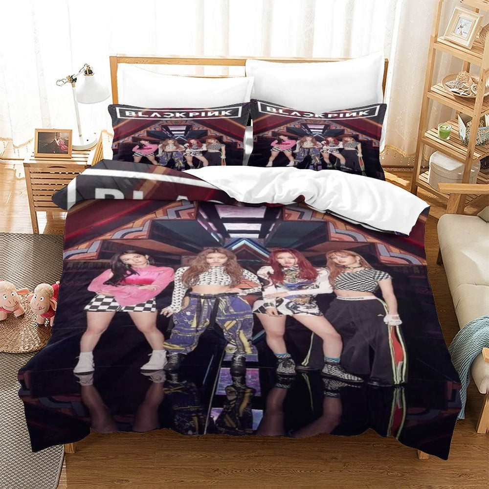 Blackpink Bedding Sets Pattern Quilt Cover Without Filler (Online Order Only)