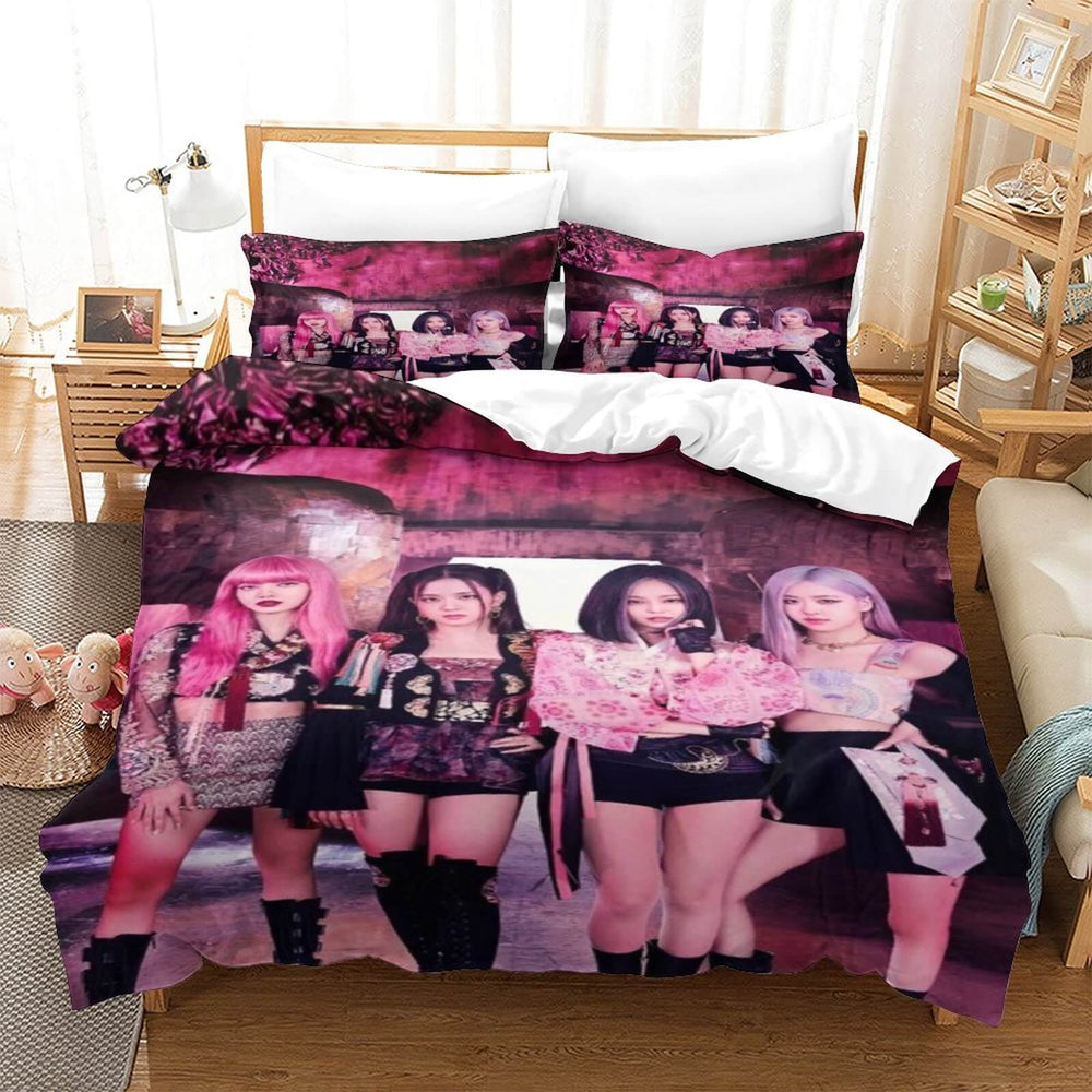 Blackpink Bedding Sets Pattern Quilt Cover Without Filler (Online Order Only)