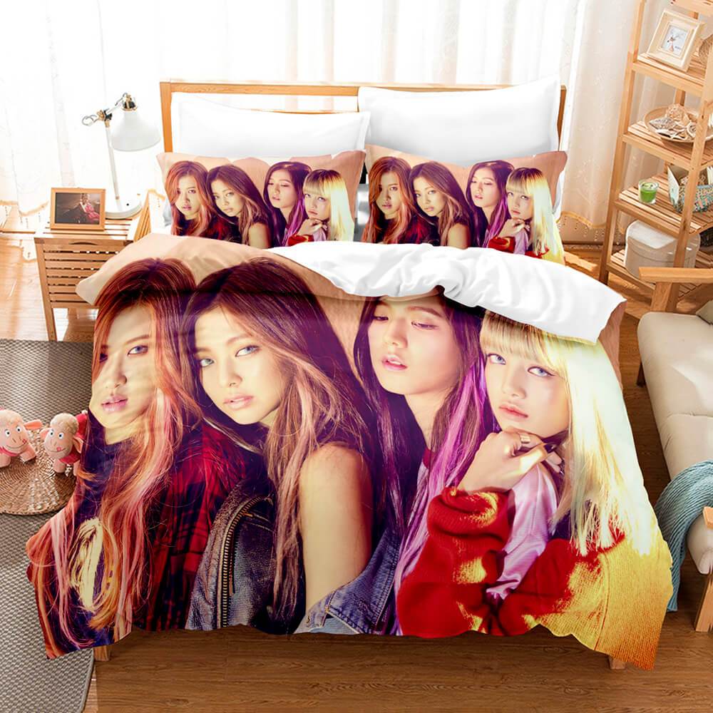 Blackpink Bedding Set Duvet Covers Bed Sets (Online Order Only)