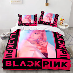 Blackpink Cosplay Bedding Set Quilt Covers Without Filler (Online Order Only)