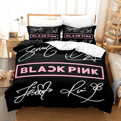 Blackpink Cosplay Bedding Set Quilt Covers Without Filler (Online Order Only)