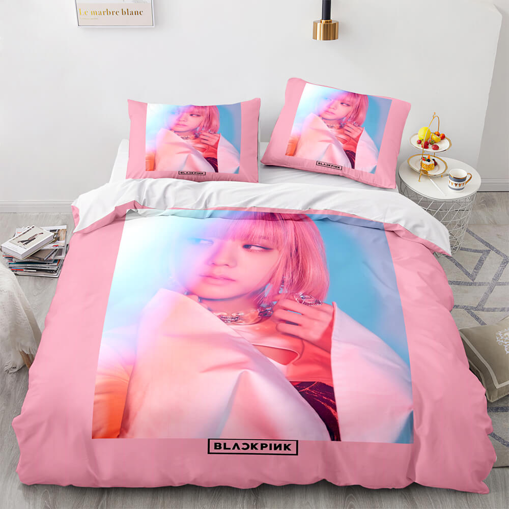Blackpink Cosplay Bedding Set Quilt Covers Without Filler (Online Order Only)