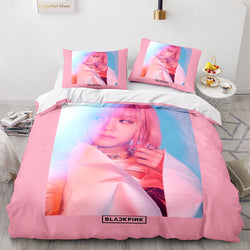 Blackpink Cosplay Bedding Set Quilt Covers Without Filler (Online Order Only)