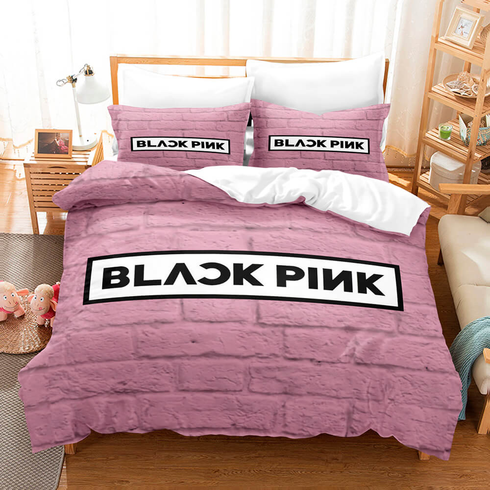 Blackpink Cosplay Bedding Set Quilt Covers Without Filler (Online Order Only)