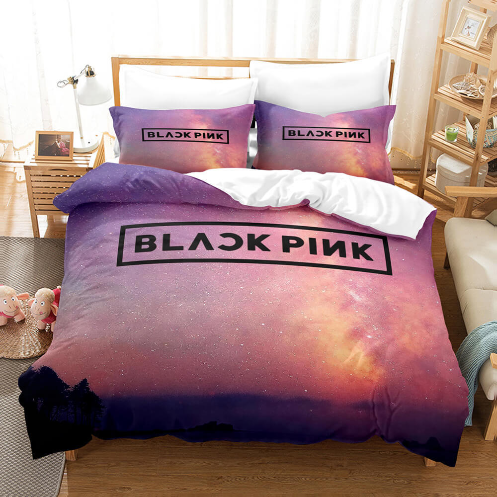 Blackpink Cosplay Bedding Set Quilt Covers Without Filler (Online Order Only)