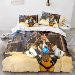 Blackwatch Mercy Overwatch Cosplay Bedding Set Quilt Covers Without Filler (Online Order Only)