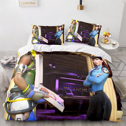 Blackwatch Mercy Overwatch Cosplay Bedding Set Quilt Covers Without Filler (Online Order Only)