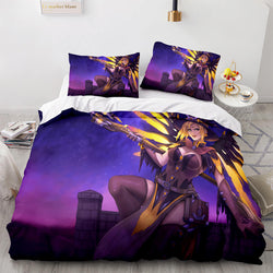 Blackwatch Mercy Overwatch Cosplay Bedding Set Quilt Covers Without Filler (Online Order Only)