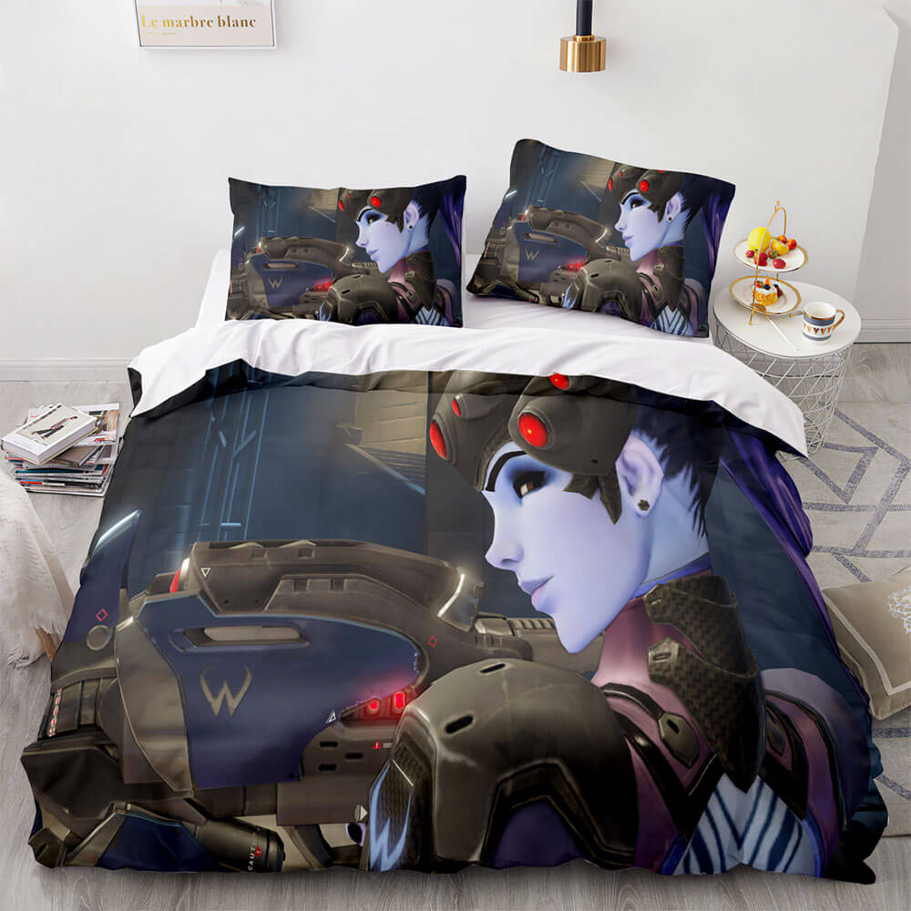 Blackwatch Mercy Overwatch Cosplay Bedding Set Quilt Covers Without Filler (Online Order Only)