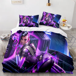 Blackwatch Mercy Overwatch Cosplay Bedding Set Quilt Covers Without Filler (Online Order Only)