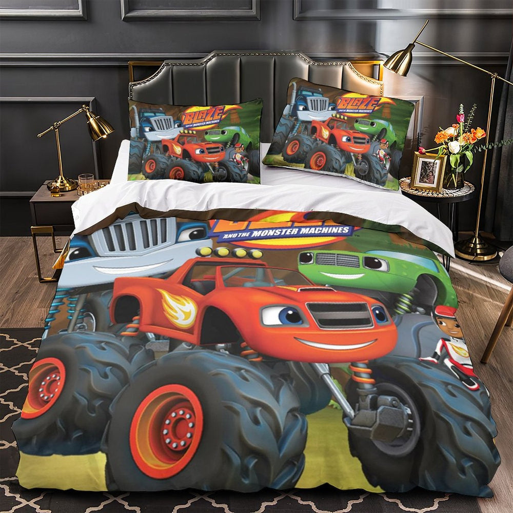 Blaze and the Monster Machines Bedding Set Quilt Duvet Cover Without Filler (Online Order Only)