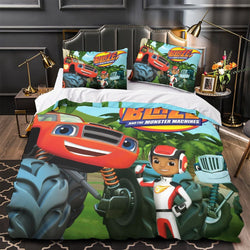 Blaze and the Monster Machines Bedding Set Quilt Duvet Cover Without Filler (Online Order Only)