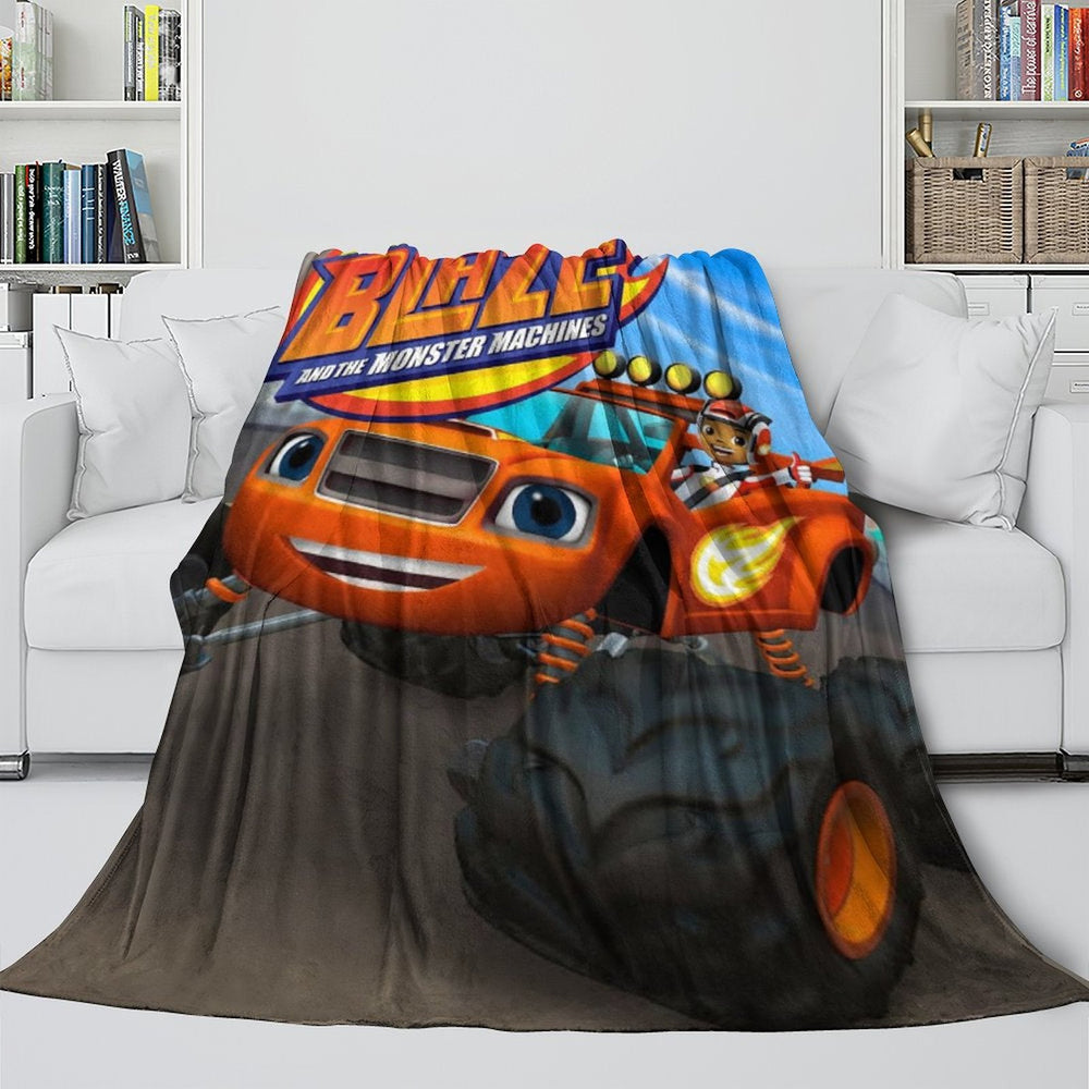 Blaze and the Monster Machines Blanket Flannel Fleece Throw Room Decoration (Online Order Only)