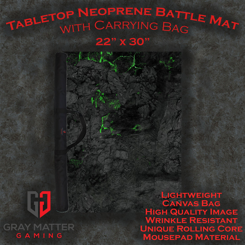 Blighted Cavern - Neoprene Battle Mat with Bag