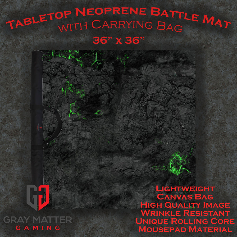 Blighted Cavern - Neoprene Battle Mat with Bag