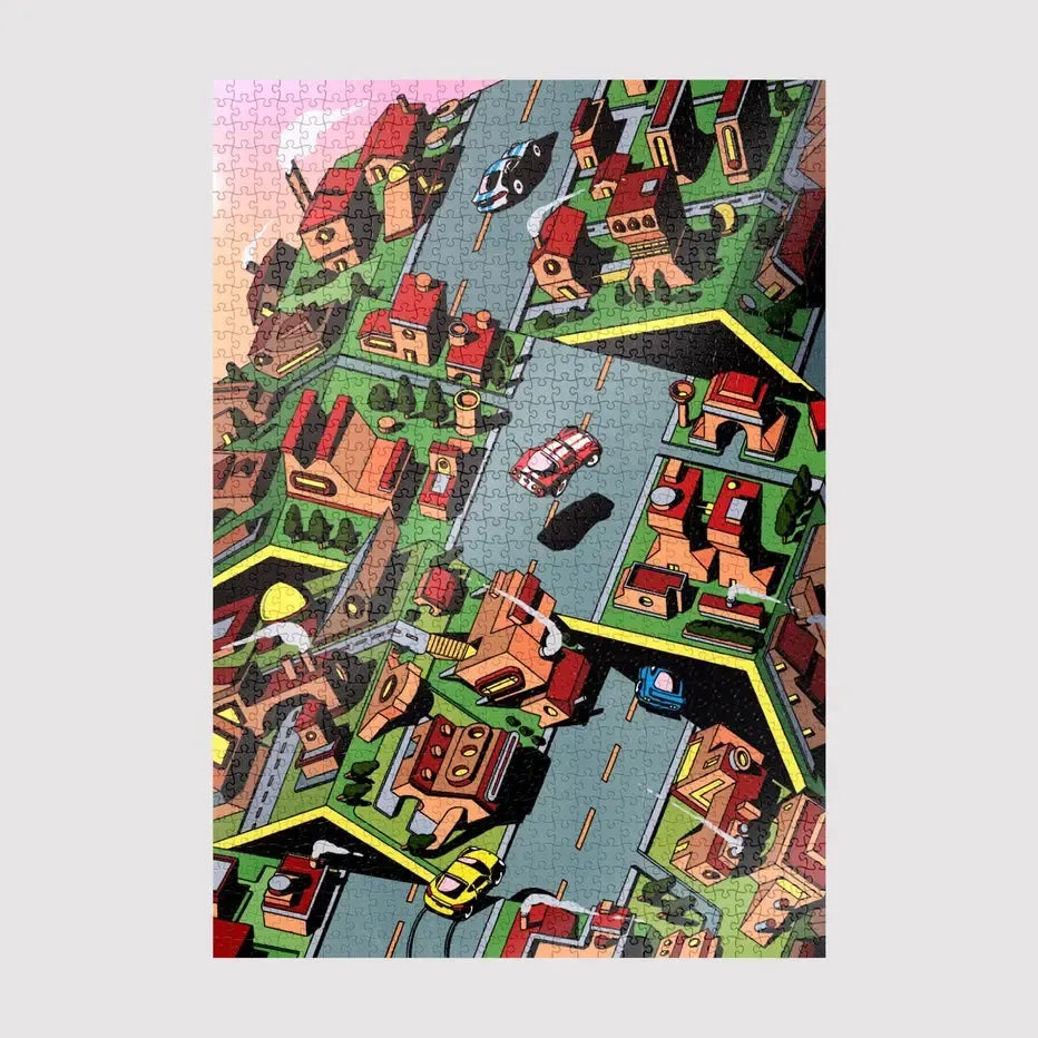 Block Party By Maxime Mouysset 1000 Piece Limited Edition Jigsaw Puzzle Sulo (ONLINE ORDER ONLY)