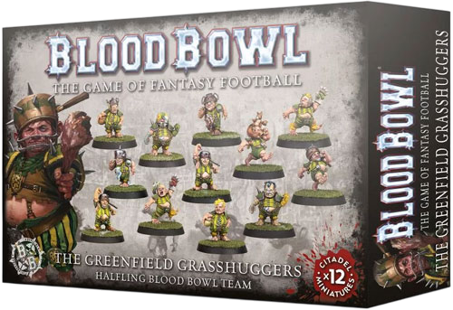 Blood Bowl: Halfling Team - Greenfield Grasshuggers (Unpainted) (New in Box/Sprue) (ONLINE ORDER ONLY)