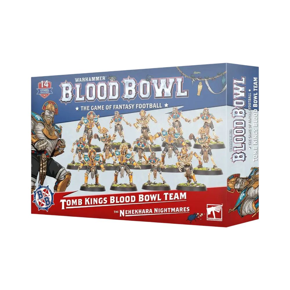 Blood Bowl Team: Tomb Kings - The Nehekhara NIghtmares (New in Box/Sprue) (ONLINE ORDER ONLY)