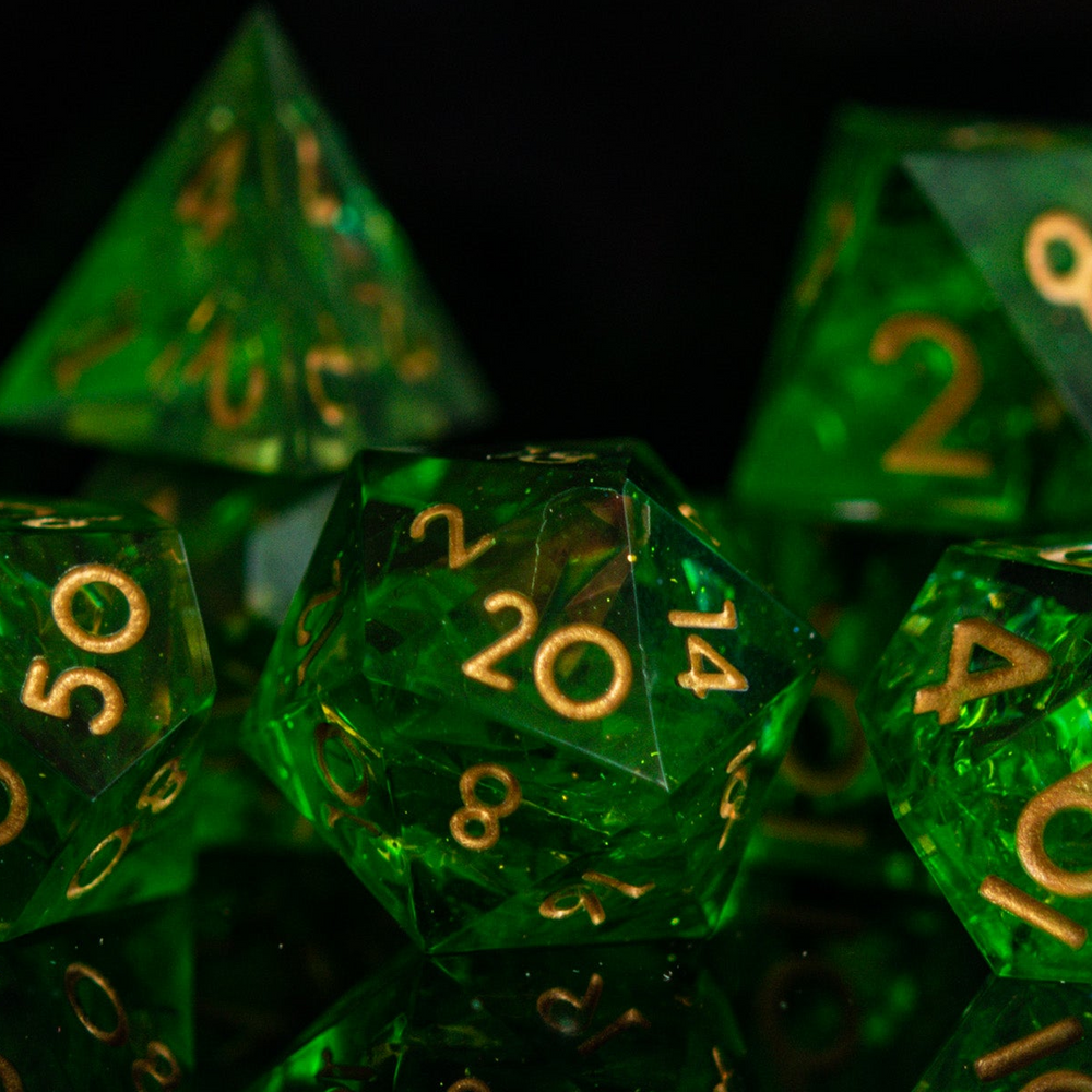 PRE-ORDER || Blood of the Lich Sharp-Edged Resin Dice Set