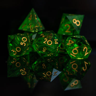 PRE-ORDER || Blood of the Lich Sharp-Edged Resin Dice Set