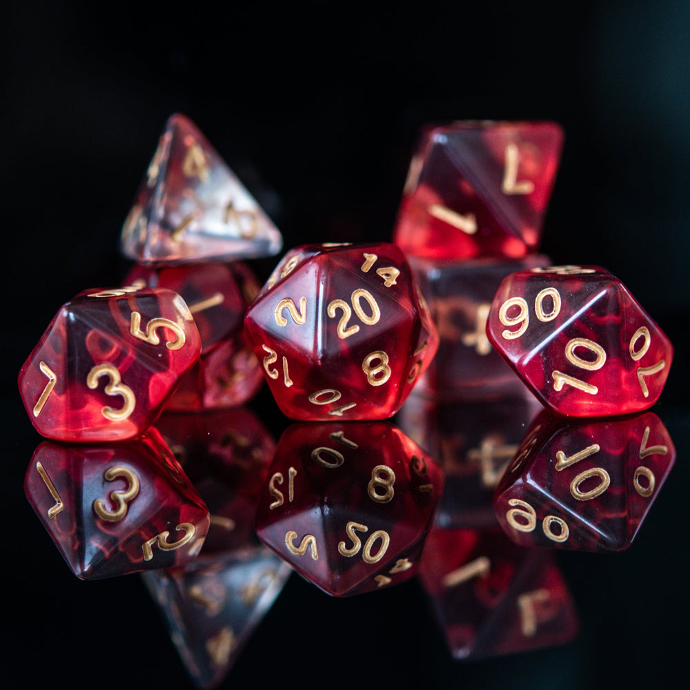 Pre-Order || Bloodlust Elixir Acrylic Dice Set