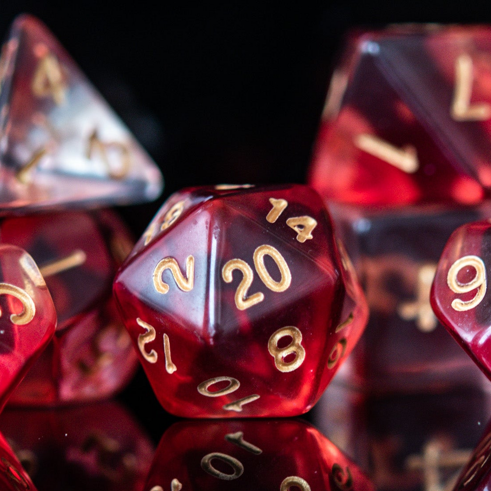 Pre-Order || Bloodlust Elixir Acrylic Dice Set