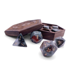 Bloodstone - 7 Piece RPG Set Gemstone Dice (Online Only)