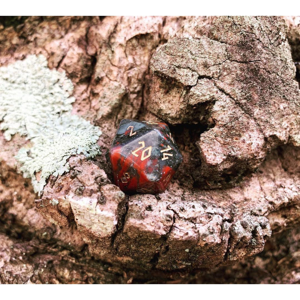 Bloodstone - 7 Piece RPG Set Gemstone Dice (Online Only)