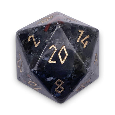 Bloodstone - Boulder® 30mm Gemstone Dice (Online Only)