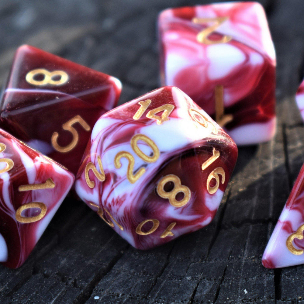 Pre-Order || Bloody Waters Acrylic Dice Set