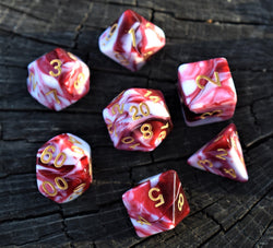 Pre-Order || Bloody Waters Acrylic Dice Set