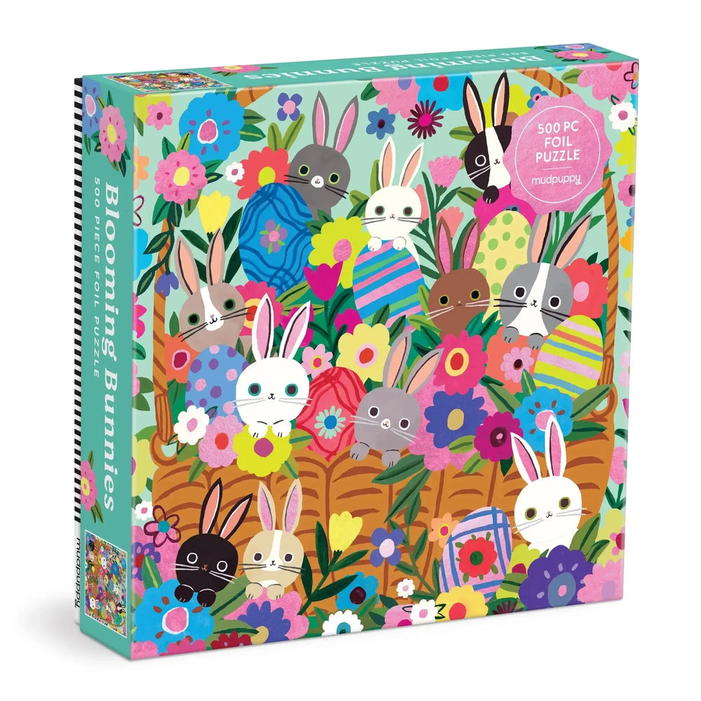 Blooming Bunnies 500 Piece Jigsaw Puzzle Mudpuppy