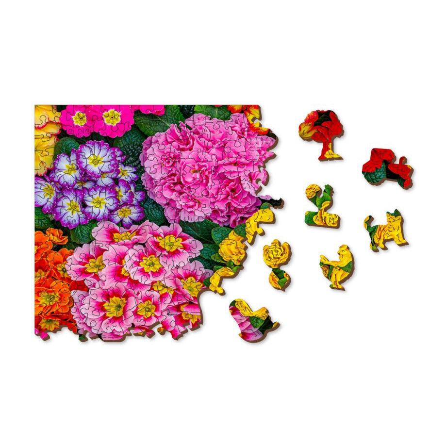Blooming Flowers 505 Piece Wood Jigsaw Puzzle Wooden City (ONLINE ORDER ONLY)