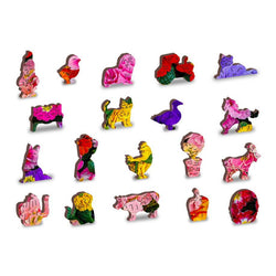 Blooming Flowers 505 Piece Wood Jigsaw Puzzle Wooden City (ONLINE ORDER ONLY)