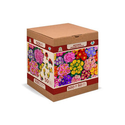 Blooming Flowers 505 Piece Wood Jigsaw Puzzle Wooden City (ONLINE ORDER ONLY)