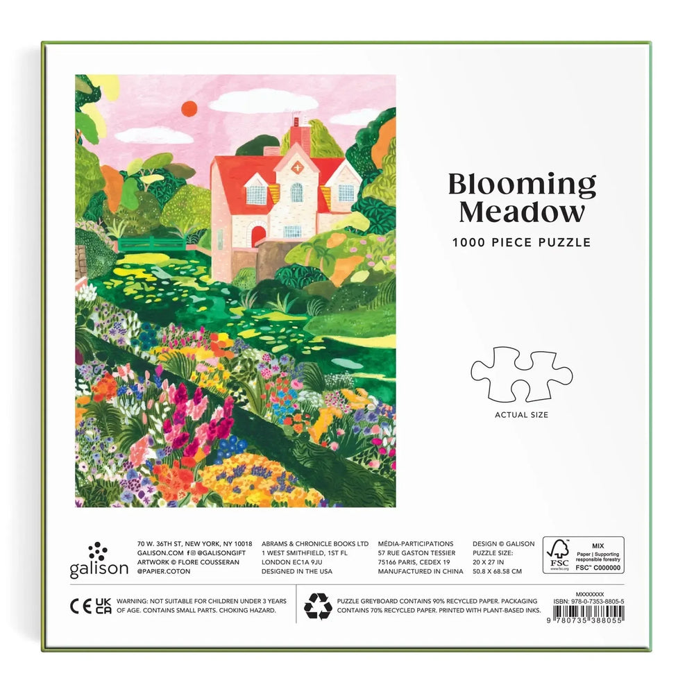 Blooming Meadow 1000 Piece Jigsaw Puzzle Galison