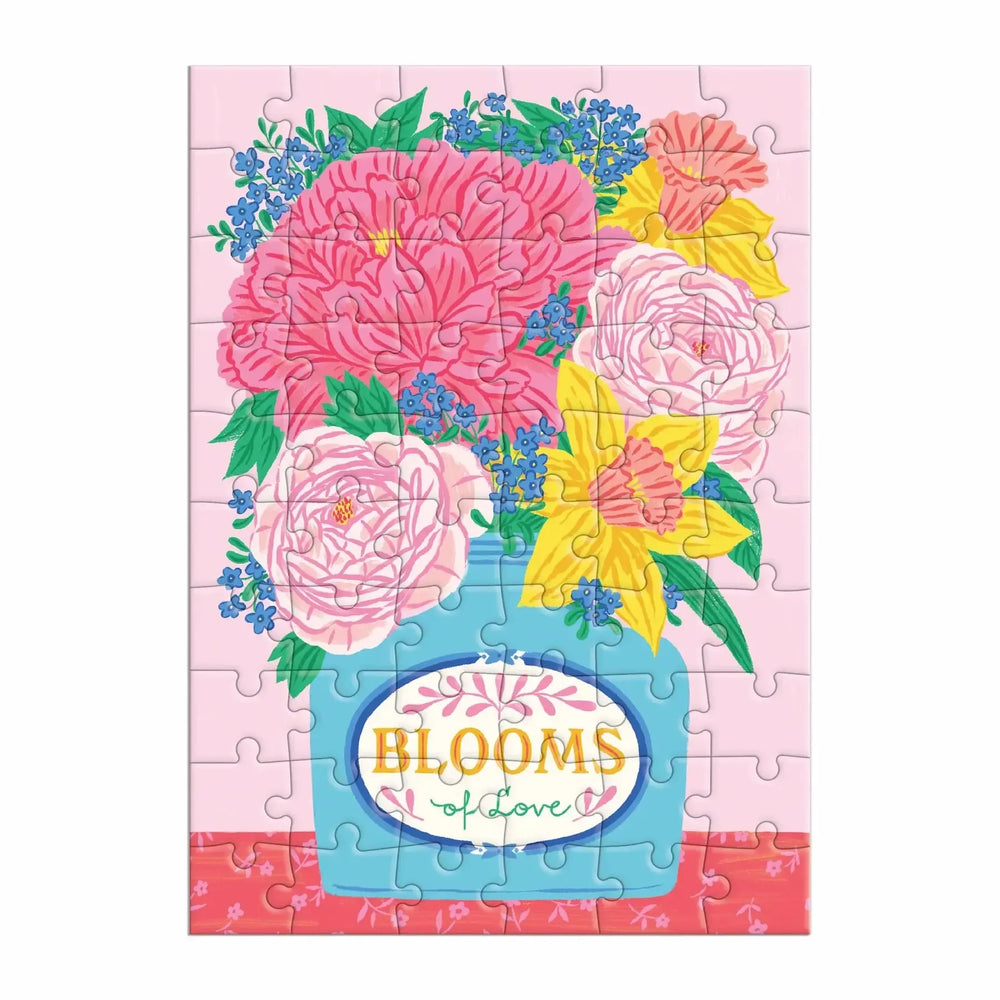 Blooms of Love Greeting Card 60 Piece Jigsaw Puzzle Galison