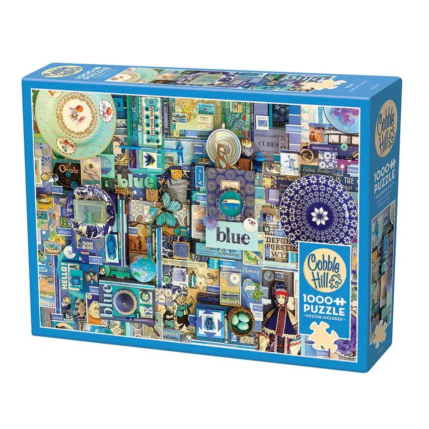 Blue 1000 Piece Jigsaw Puzzle Cobble Hill (ONLINE ORDER ONLY)