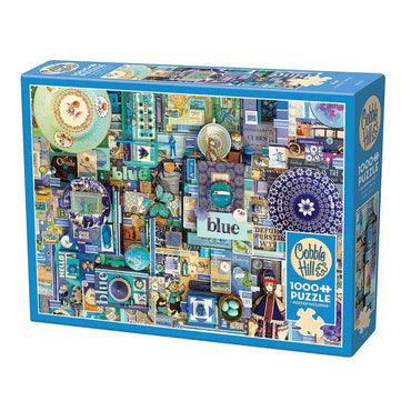 Blue 1000 Piece Jigsaw Puzzle Cobble Hill (ONLINE ORDER ONLY)