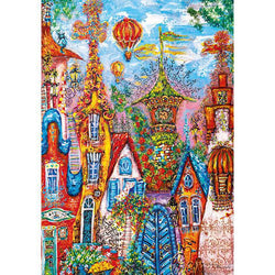Blue Gate Charming Village 500 Piece Jigsaw Puzzle Heye (ONLINE ORDER ONLY)