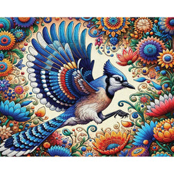Blue Jay in Summer 1000 Piece Jigsaw Puzzle Springbok (ONLINE ORDER ONLY)