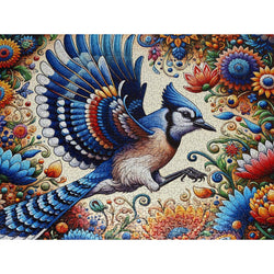 Blue Jay in Summer 1000 Piece Jigsaw Puzzle Springbok (ONLINE ORDER ONLY)