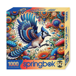 Blue Jay in Summer 1000 Piece Jigsaw Puzzle Springbok (ONLINE ORDER ONLY)