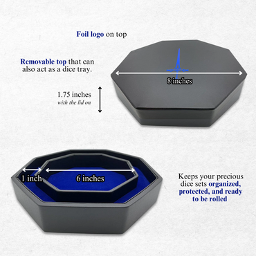 Blue Sword - Tray of Holding™ Dice Tray by Norse Foundry (ONLINE ORDER ONLY)