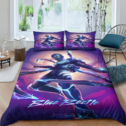 Blue Beetle Bedding Set Quilt Duvet Cover Without Filler (Online Order Only)