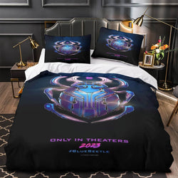 Blue Beetle Bedding Set Quilt Duvet Cover Without Filler (Online Order Only)