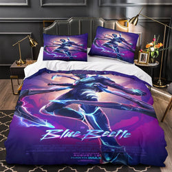 Blue Beetle Bedding Set Quilt Duvet Cover Without Filler (Online Order Only)