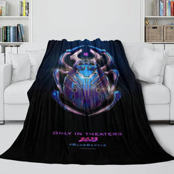 Blue Beetle Blanket Flannel Fleece Throw Room Decoration (Online Order Only)